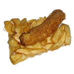 Large Battered Sausage Offer 