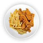 4pcs Chicken Strips With Chips 